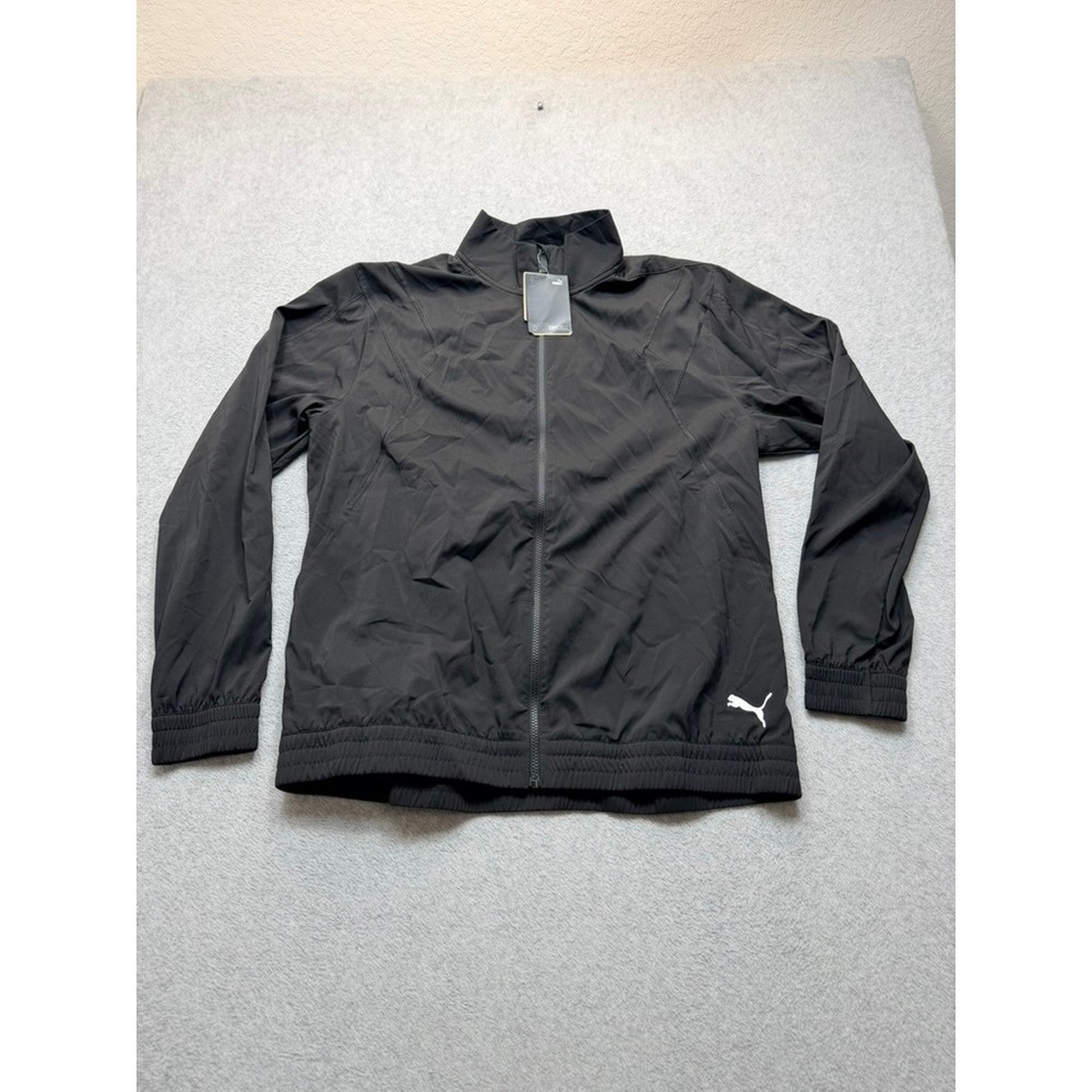 Puma Mens dryCELL Full Zip Training Jacket Black Windbreaker L 671754-01